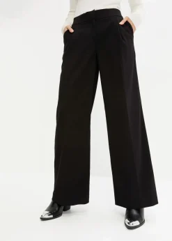 bonprix Bekleidung·Kleider|Nachhaltigere Materialien^Marlenehose schwarz