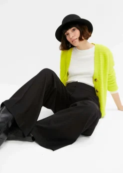 bonprix Bekleidung·Kleider|Nachhaltigere Materialien^Marlenehose schwarz