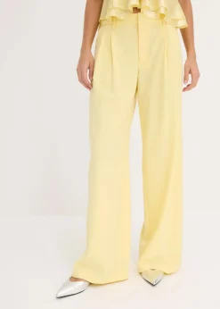 bonprix Bekleidung·Kleider|Festliche Mode^Marlenehose hellgelb