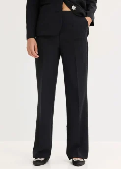 bonprix Bekleidung·Kleider|Festliche Mode^Marlenehose schwarz