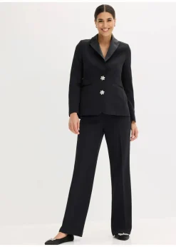 bonprix Bekleidung·Kleider|Festliche Mode^Marlenehose schwarz