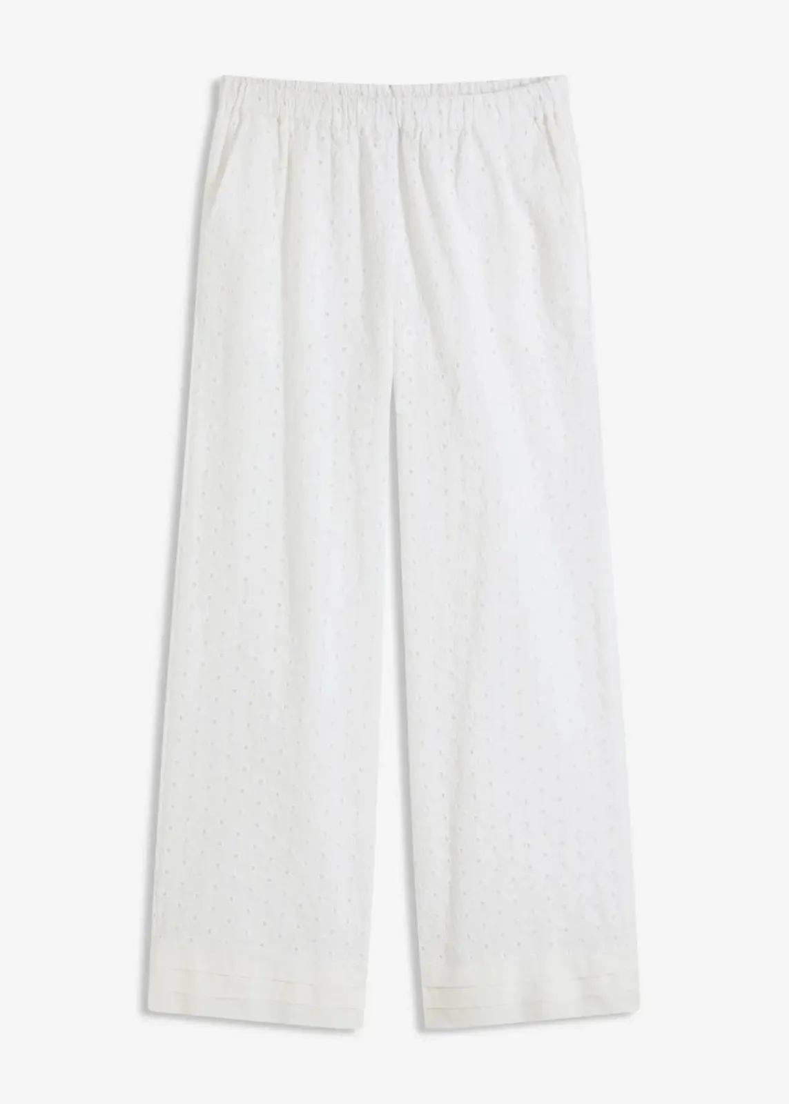 bonprix Bekleidung·Kleider|Hosen^Marlenehose wollweiß