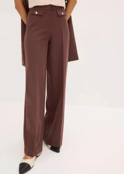 bonprix Bekleidung·Kleider|Hosen^Marlenehose terrabraun