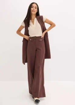 bonprix Bekleidung·Kleider|Hosen^Marlenehose terrabraun