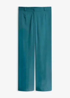 bonprix Kurzgrößen|Bekleidung·Kleider^Marlenehose mit Bequembund pfeffergrün