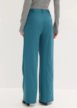 bonprix Kurzgrößen|Bekleidung·Kleider^Marlenehose mit Bequembund pfeffergrün