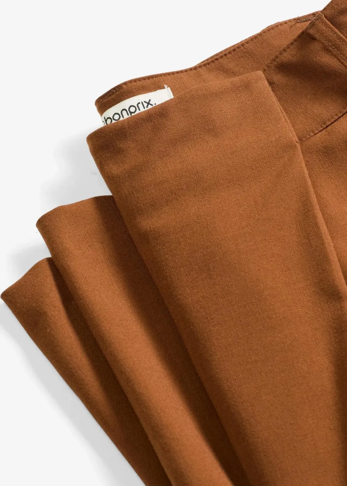 bonprix Hosen|Bekleidung·Kleider^Marlenehose aus fließendem Viskose-Mix pimentbraun