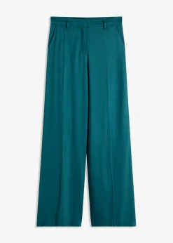 bonprix Hosen|Bekleidung·Kleider^Marlenehose aus fließender Viskose pfeffergrün