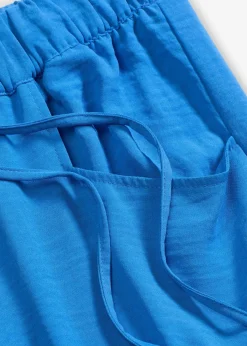 bonprix Hosen|Bekleidung·Kleider^Marlenehose aus leichtem Crêpe gletscherblau