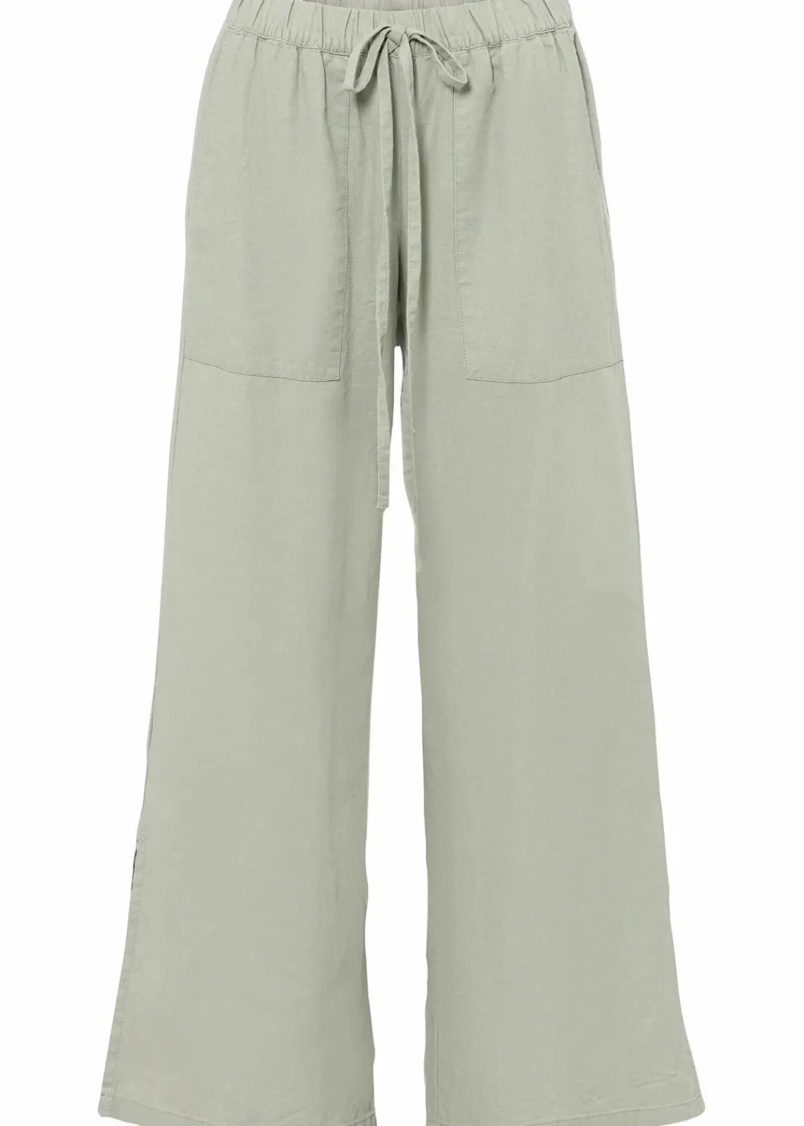 bonprix Bekleidung·Kleider|Hosen^Marlenehose aus Leinen seegras