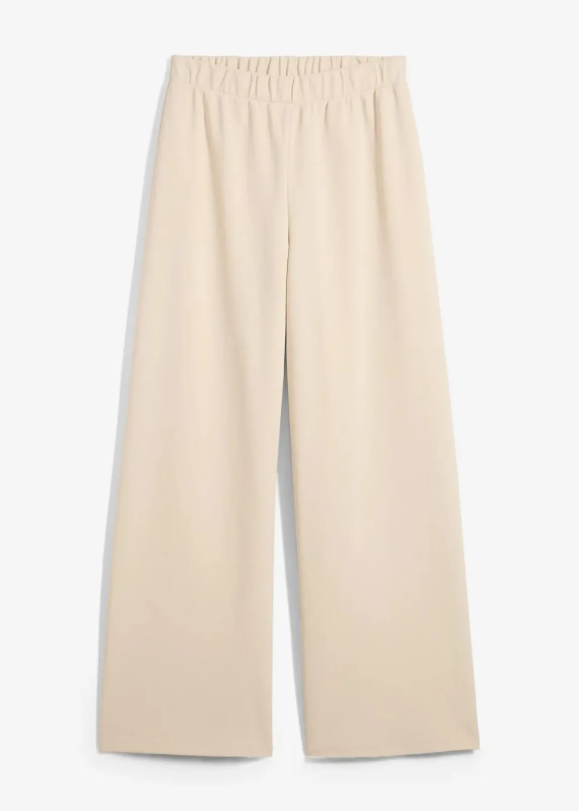 bonprix Hosen|Zweiteiler & Sets^Marlenehose aus Piqué kieselbeige