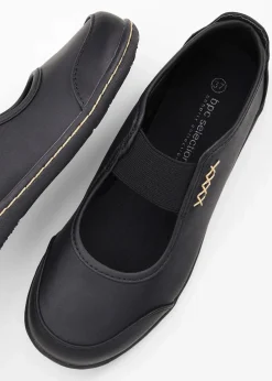 bonprix Sommerschuhe|Schuhe & Accessoires In Spezialgrößen·Elastischer Schaft^Mary-Janes schwarz