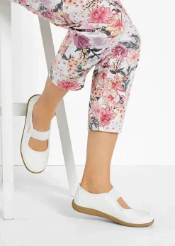 bonprix Schuhe & Accessoires In Spezialgrößen·Schuhe In Übergröße|Schuhe & Accessoires In Spezialgrößen·Elastischer Schaft^Mary-Janes weiß