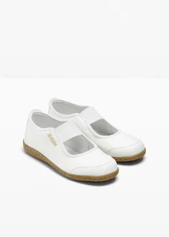 bonprix Schuhe & Accessoires In Spezialgrößen·Schuhe In Übergröße|Schuhe & Accessoires In Spezialgrößen·Elastischer Schaft^Mary-Janes weiß