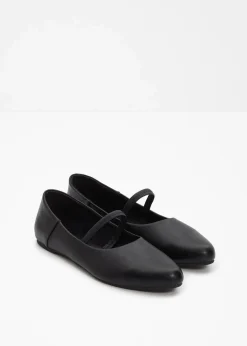 bonprix Sommerschuhe^Mary-Janes mit elastischem Riemen schwarz
