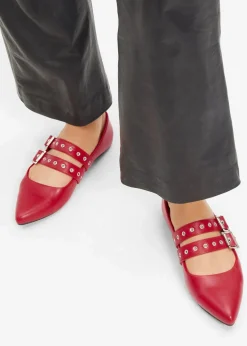 bonprix Sommerschuhe^Mary-Janes mit gepolsterter Innensohle rot