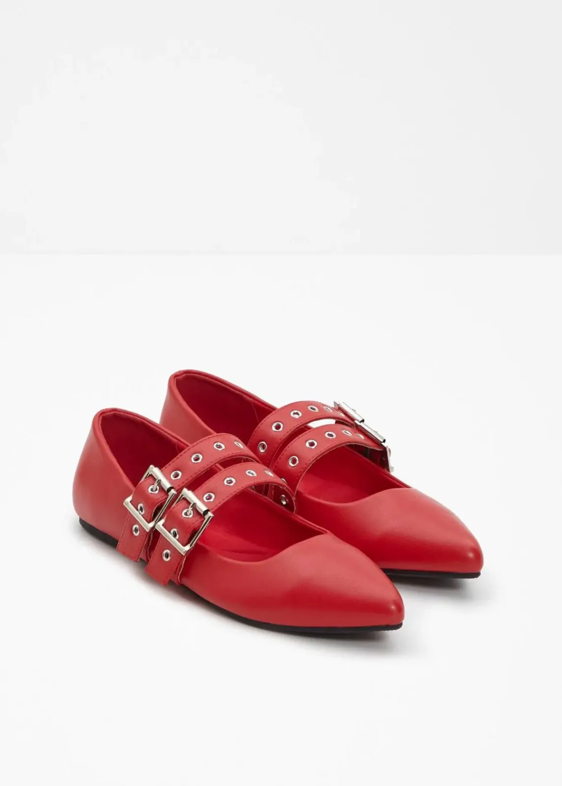 bonprix Sommerschuhe^Mary-Janes mit gepolsterter Innensohle rot