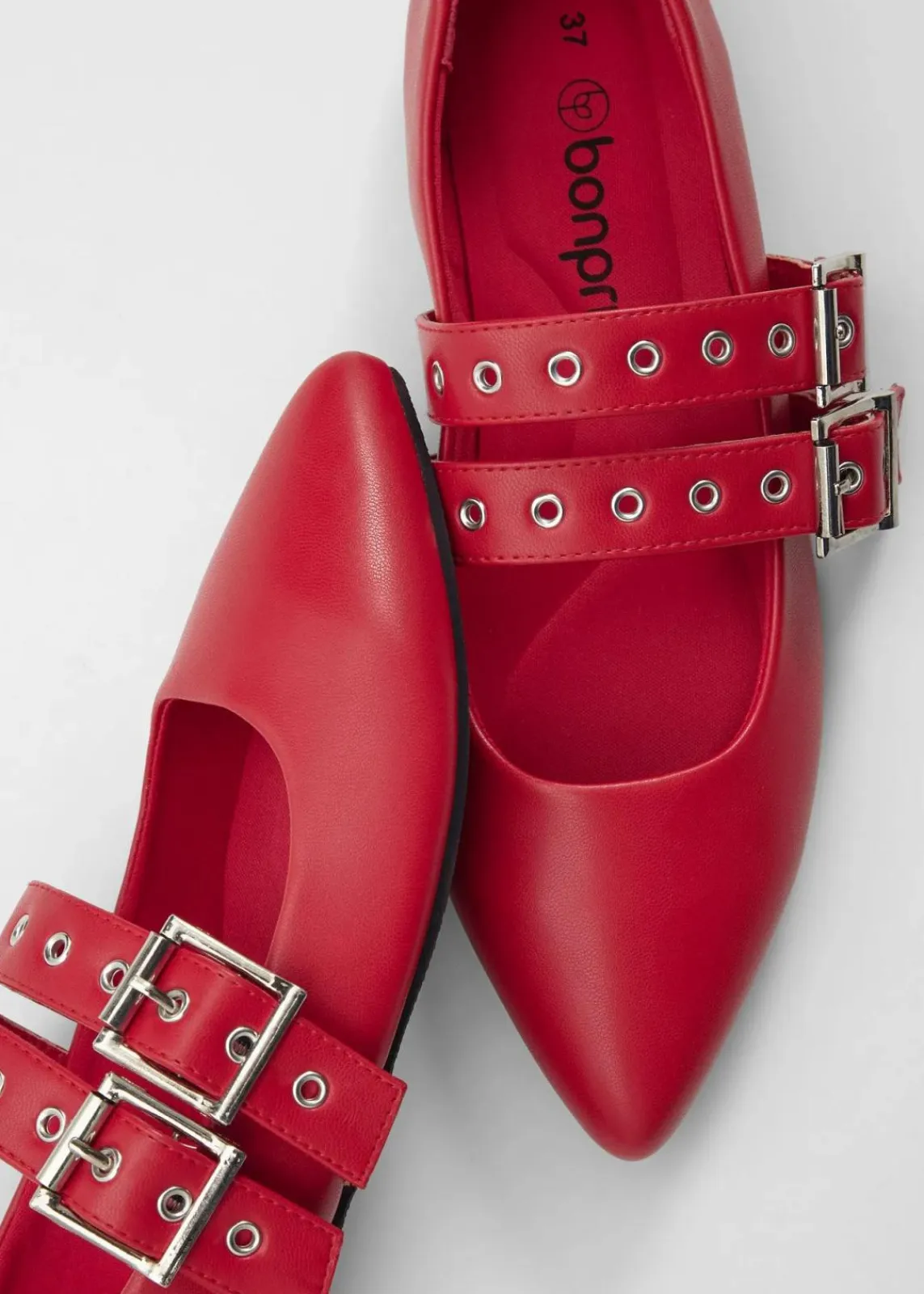 bonprix Sommerschuhe^Mary-Janes mit gepolsterter Innensohle rot