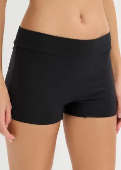 bonprix Wäsche·Höschen|Höschen^Maxi Damenboxer aus softem Modal (3er Pack) schwarz+kreidebeige