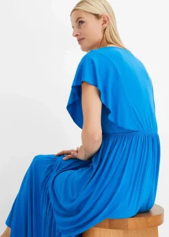 bonprix Kleider|Bekleidung·Pullover & Strickjacken^Maxikleid blau