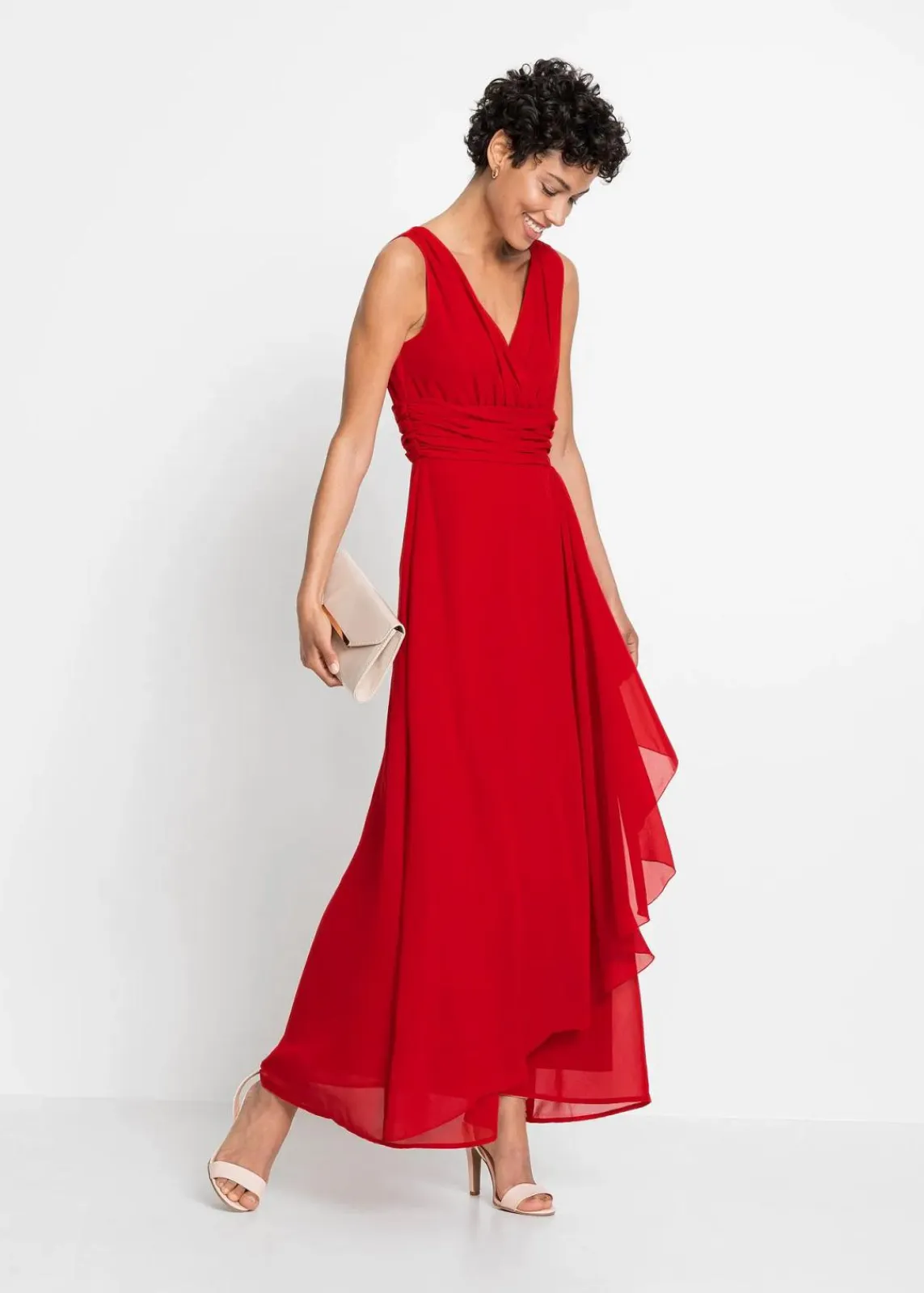 bonprix Festliche Mode|Nachhaltigere Materialien^Maxikleid rot
