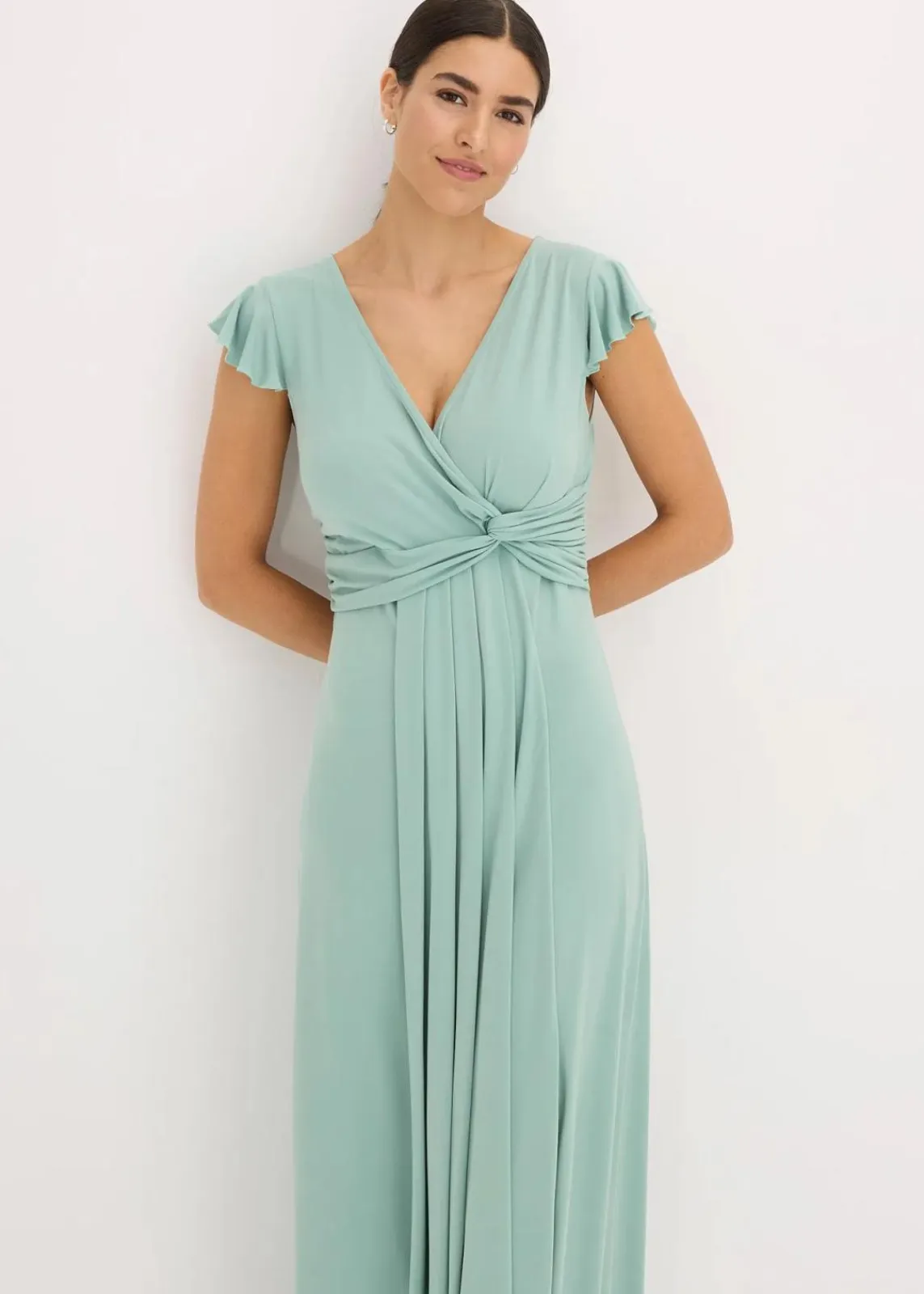bonprix Kleider|Festliche Mode^Maxikleid pastellgrün