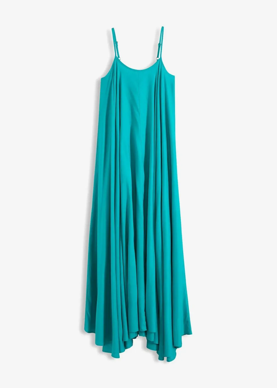 bonprix Bekleidung·Pullover & Strickjacken|Kleider^Maxikleid aus feiner Viskose smaragd