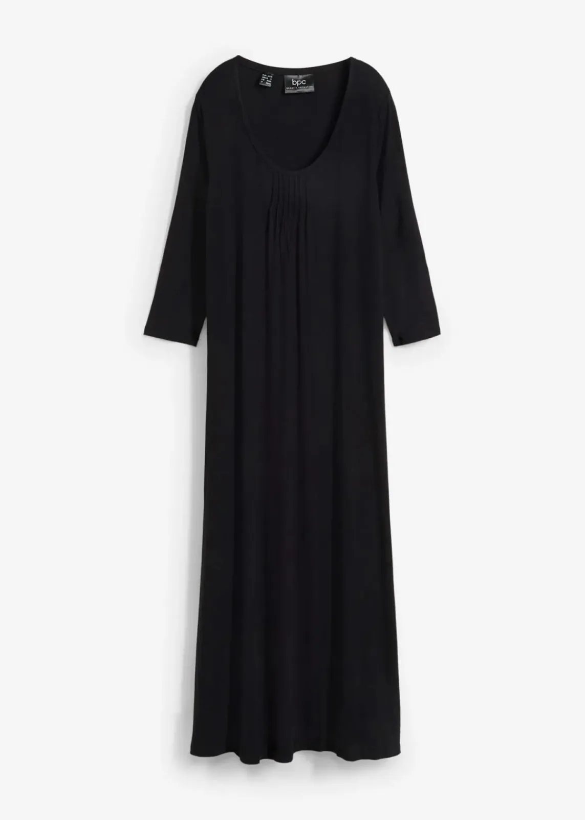 bonprix Bekleidung·Pullover & Strickjacken|Kleider^Maxikleid aus Viskose schwarz