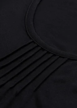 bonprix Bekleidung·Pullover & Strickjacken|Kleider^Maxikleid aus Viskose schwarz