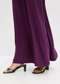 bonprix Kleider|Festliche Mode^Maxikleid mit Paillettenstickerei dunkelrot