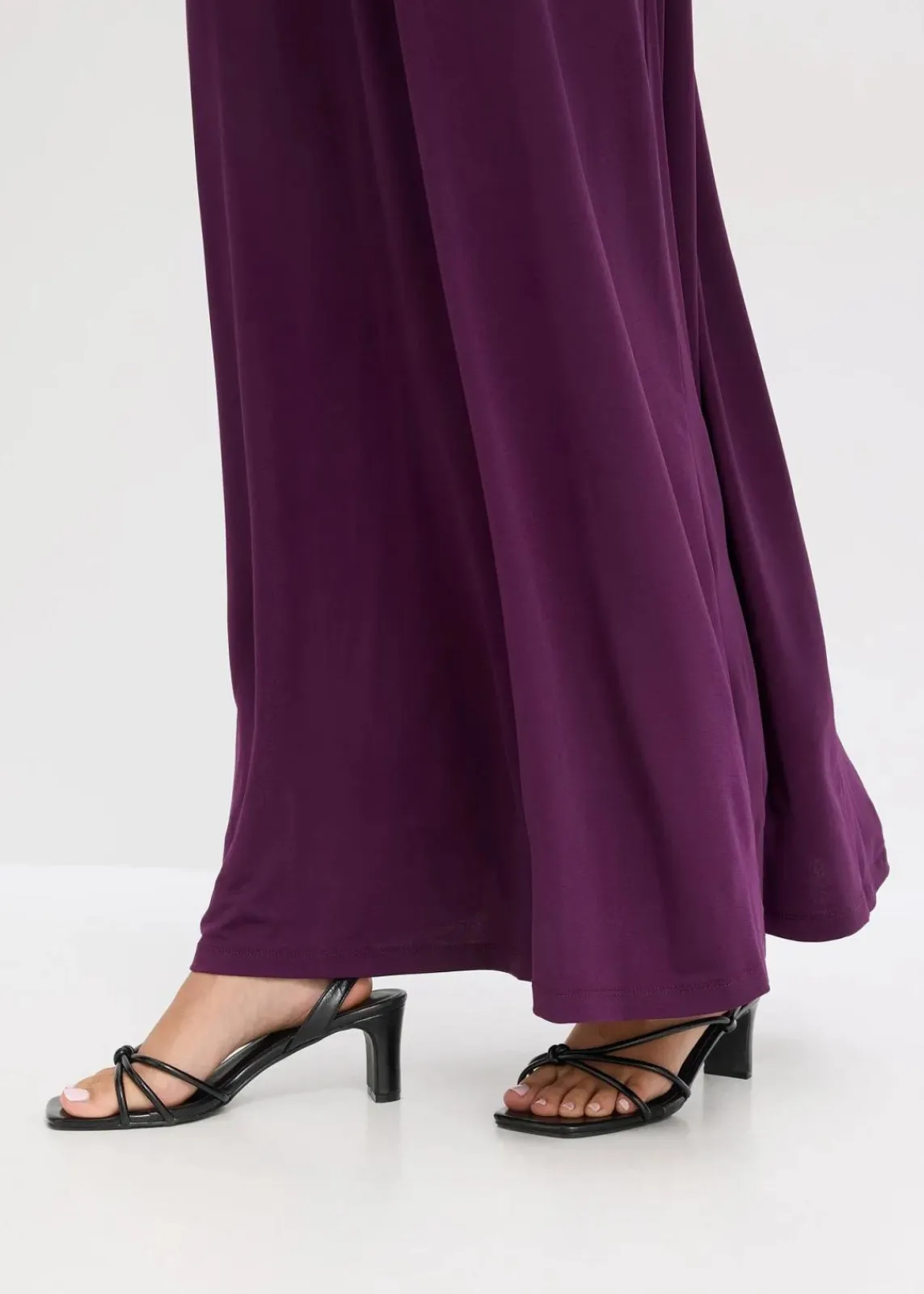 bonprix Kleider|Festliche Mode^Maxikleid mit Paillettenstickerei dunkelrot