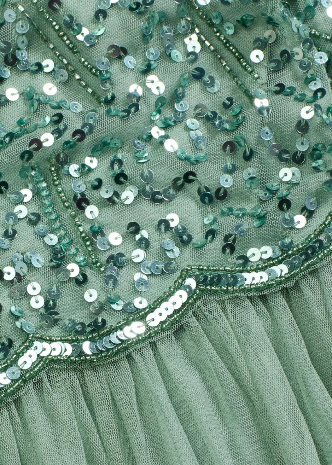 bonprix Kleider|Festliche Mode^Maxikleid mit Paillettenstickerei pastellgrün