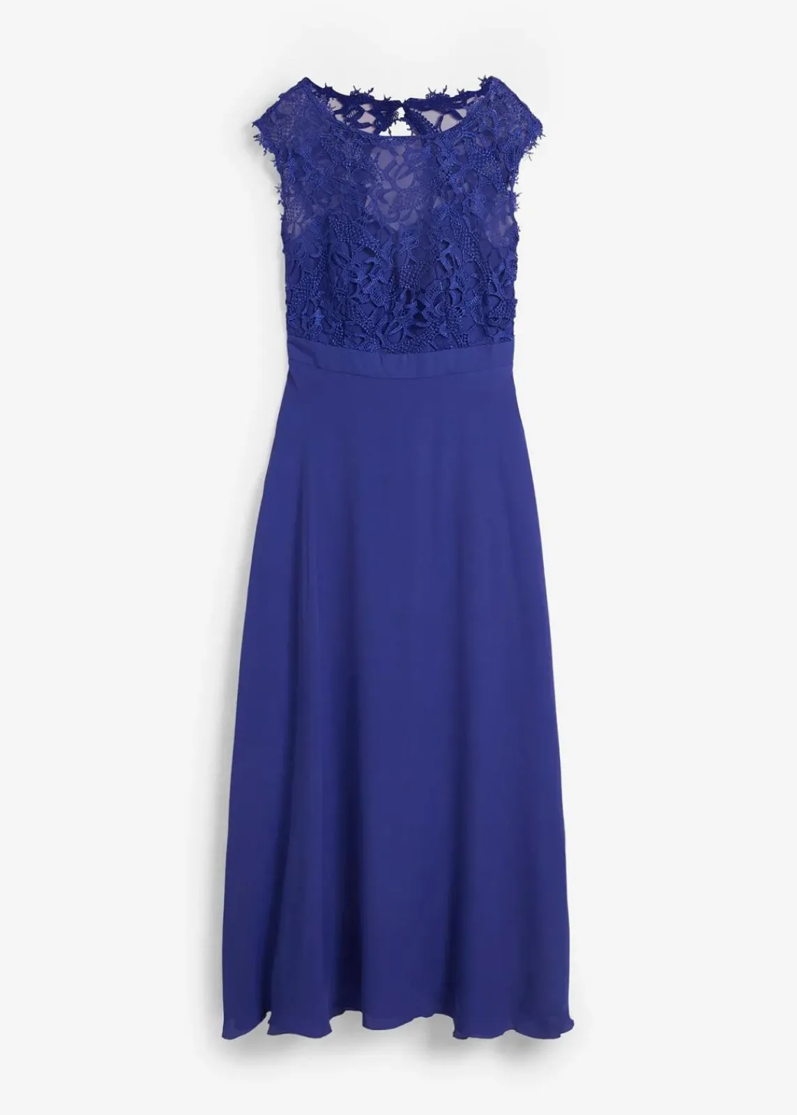 bonprix Kleider|Festliche Mode^Maxikleid mit Spitze saphirblau