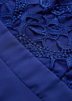 bonprix Kleider|Festliche Mode^Maxikleid mit Spitze saphirblau