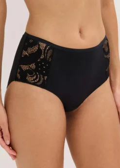 bonprix Wäsche·Höschen|Höschen^Maxipanty aus softem Modal (4er Pack) schwarz