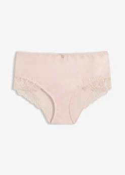 bonprix Wäsche·Dessous|Wäsche·Höschen^Maxipanty aus weicher Mikrofaser seidenrosa