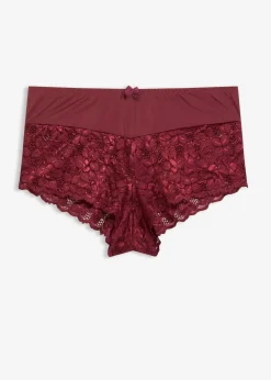 bonprix Nachhaltigere Materialien|Höschen^Maxipanty mit Spitze beere