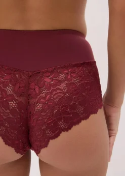 bonprix Nachhaltigere Materialien|Höschen^Maxipanty mit Spitze beere