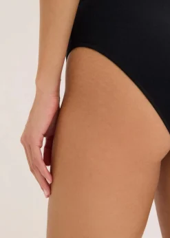 bonprix Nachhaltigere Materialien|Höschen^Maxislip mit Bio- Baumwolle (7er Pack) schwarz