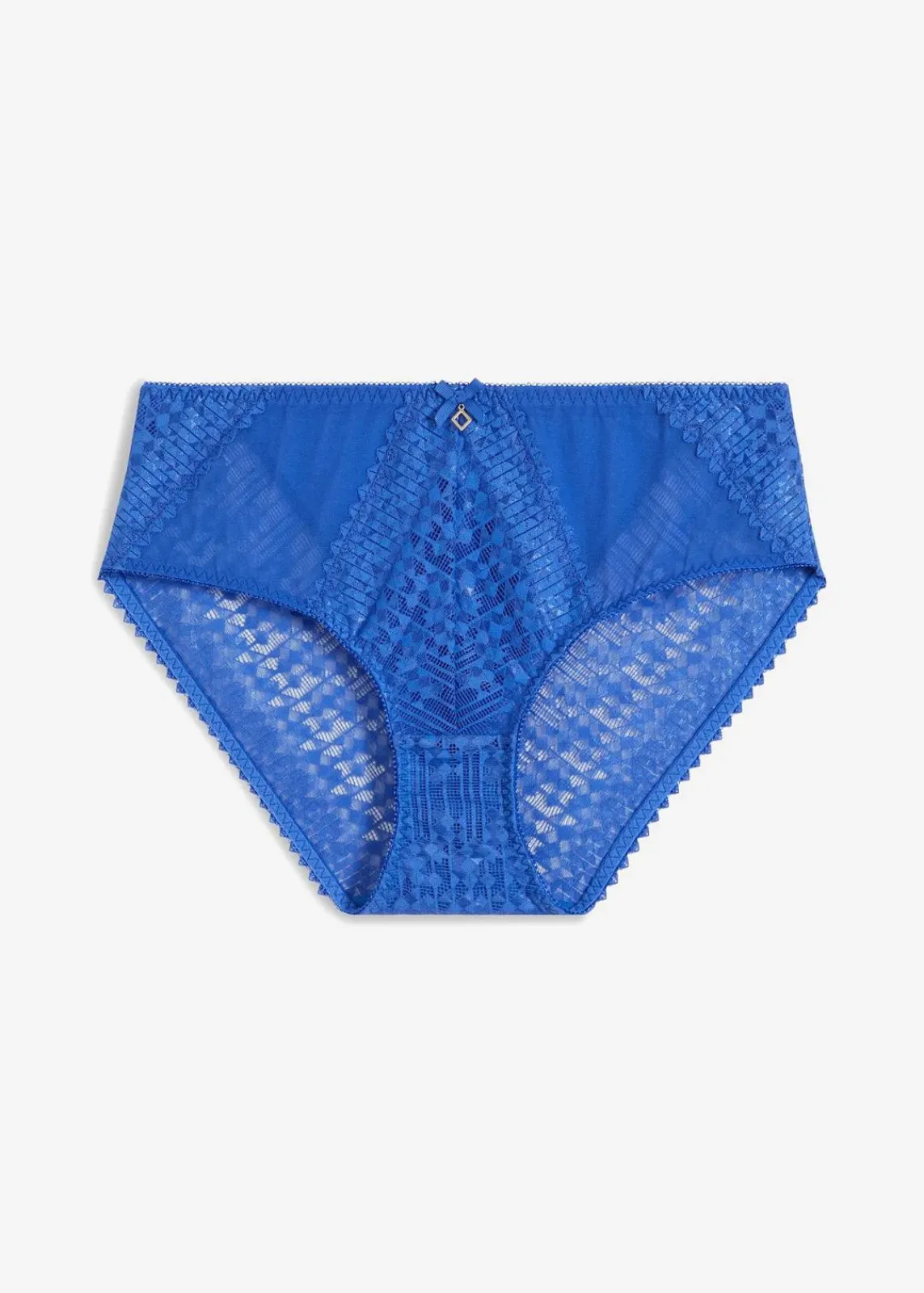 bonprix Nachhaltigere Materialien|Dessous^Maxislip mit filigraner Spitze edelsteinblau