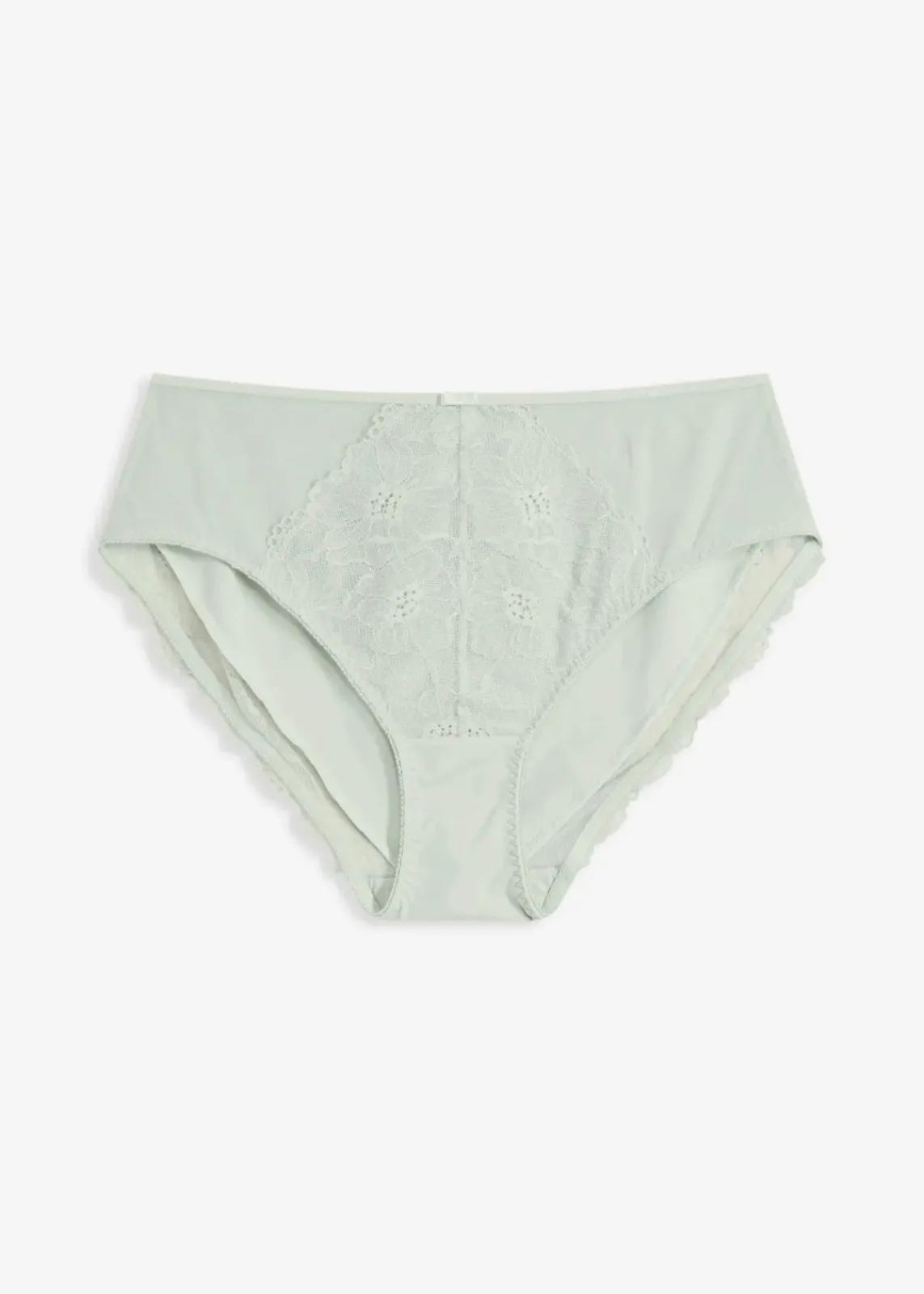 bonprix Wäsche·Dessous|Wäsche·Höschen^Maxislip mit filigraner Spitze hellmenthol