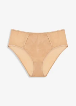 bonprix Wäsche·Dessous|Wäsche·Höschen^Maxislip mit schimmerndem Material goldbeige