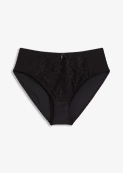 bonprix Nachhaltigere Materialien|Dessous^Maxislip mit Stickerei schwarz
