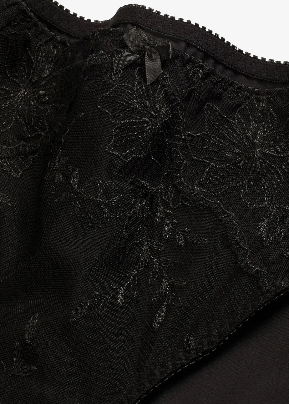 bonprix Nachhaltigere Materialien|Dessous^Maxislip mit Stickerei schwarz