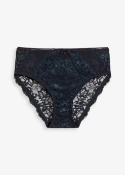 bonprix Höschen|Dessous^Maxislip mit zarter Spitze intensivblau