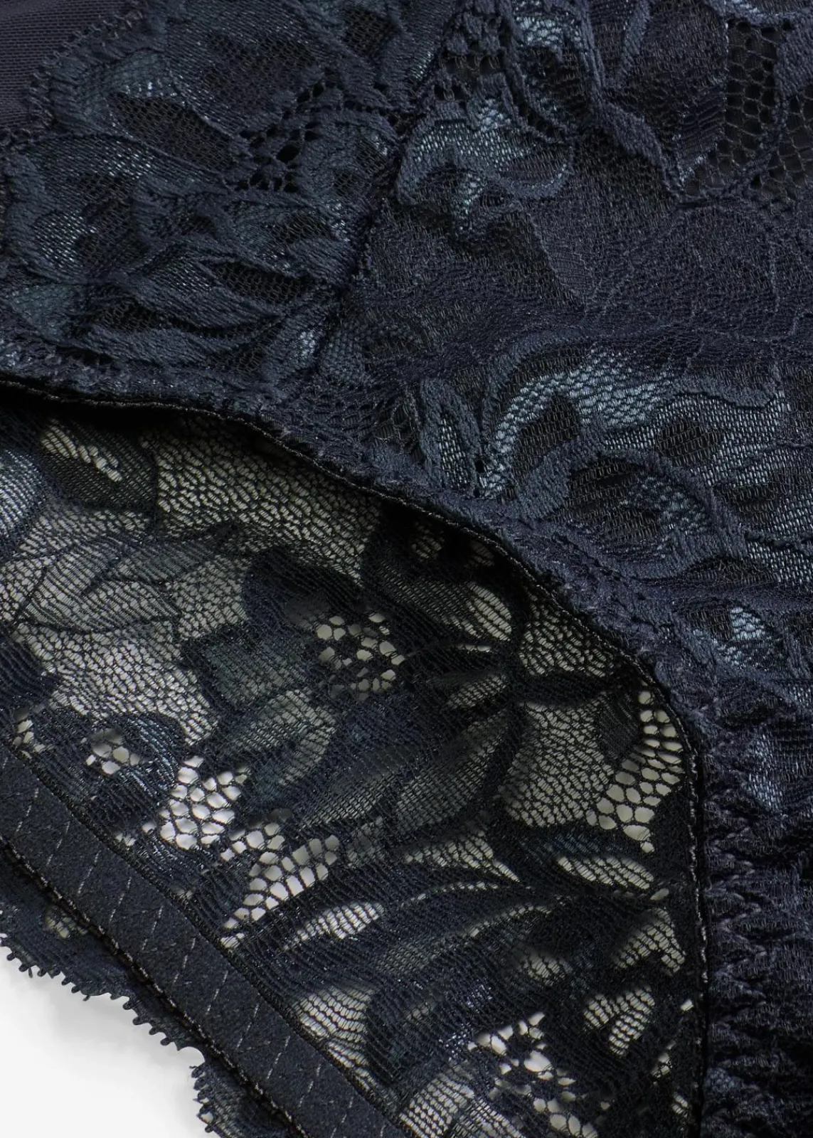 bonprix Höschen|Dessous^Maxislip mit zarter Spitze intensivblau