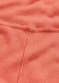bonprix Kleider|Strickmode^Maxi-Strickkleid aus Viskose-Mix rhabarber