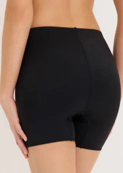 bonprix Wäsche·Radler & Oberschenkelschutz|Wäsche·Shapewear^Medium Shape Hose (2er Pack) schwarz + sandbeige