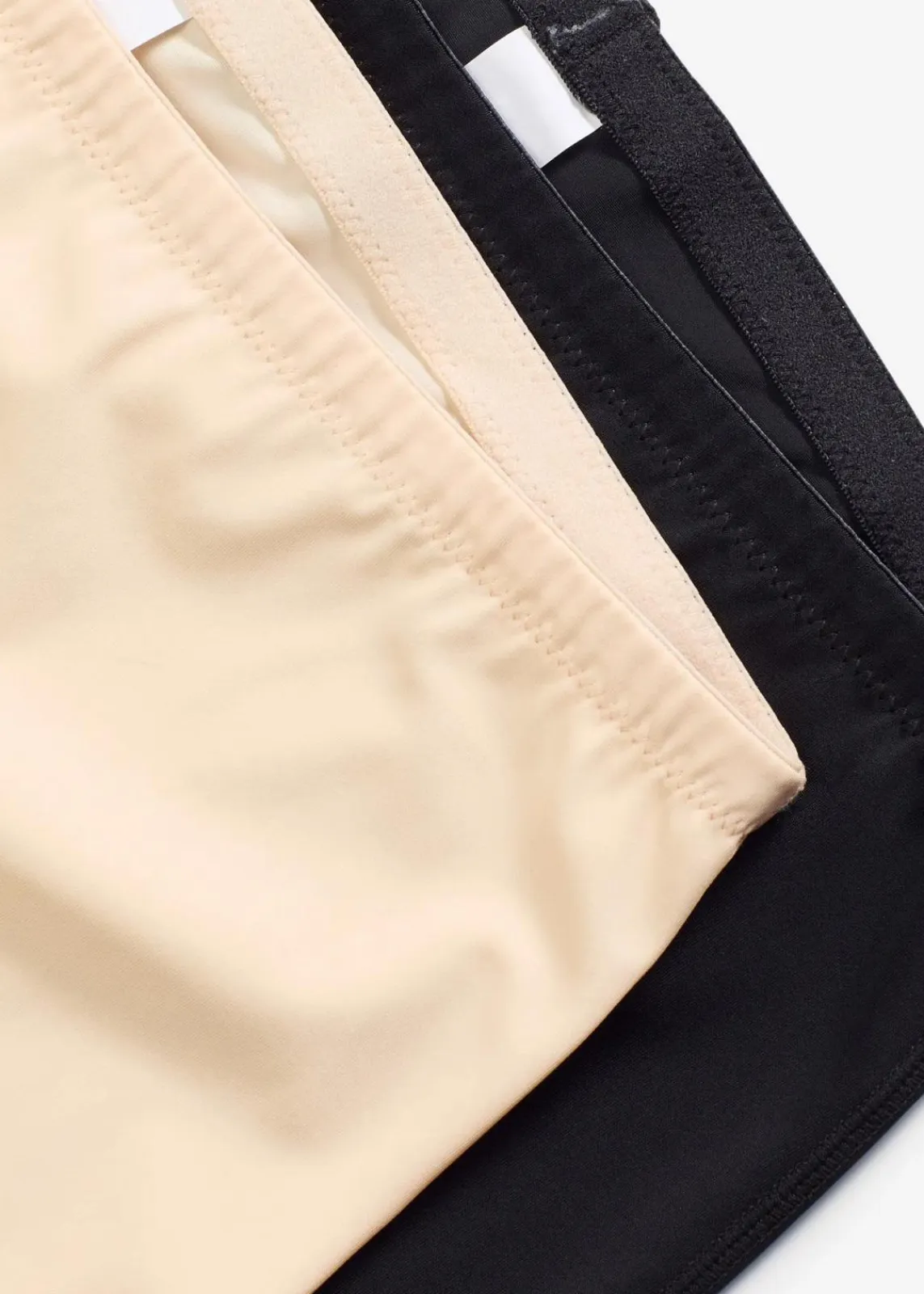 bonprix Wäsche·Radler & Oberschenkelschutz|Wäsche·Shapewear^Medium Shape Hose (2er Pack) schwarz + sandbeige