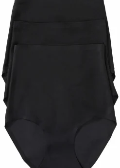 bonprix Wäsche·Basics|Wäsche·Shapewear^Medium Shape Panty (3er Pack) schwarz